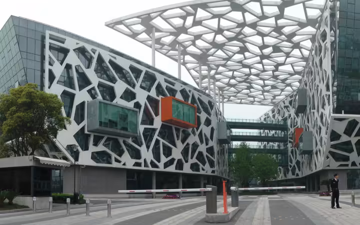 Alibaba Group headquarters building in Hangzhou