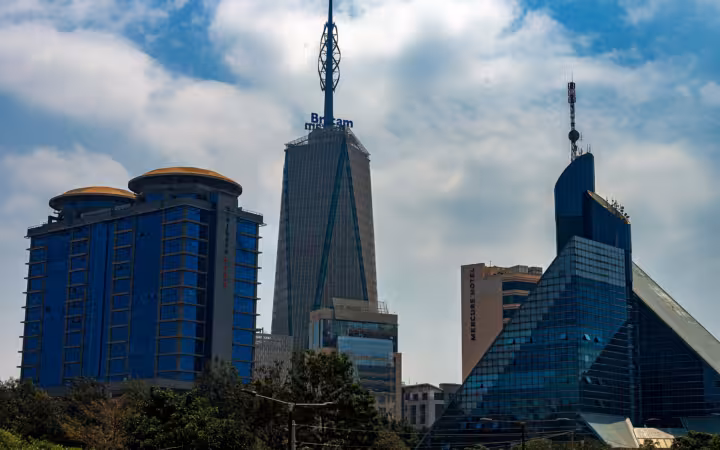 Britam Tower and the Nairobi skyline