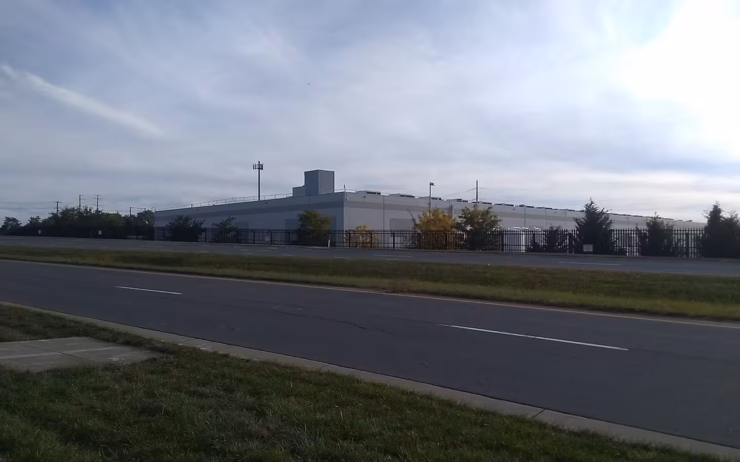 AWS server racks inside an Ashburn, Virginia data center