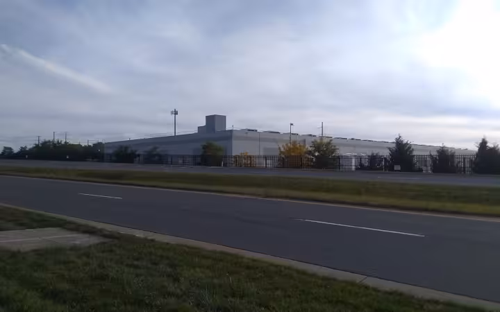 AWS server racks inside an Ashburn, Virginia data center