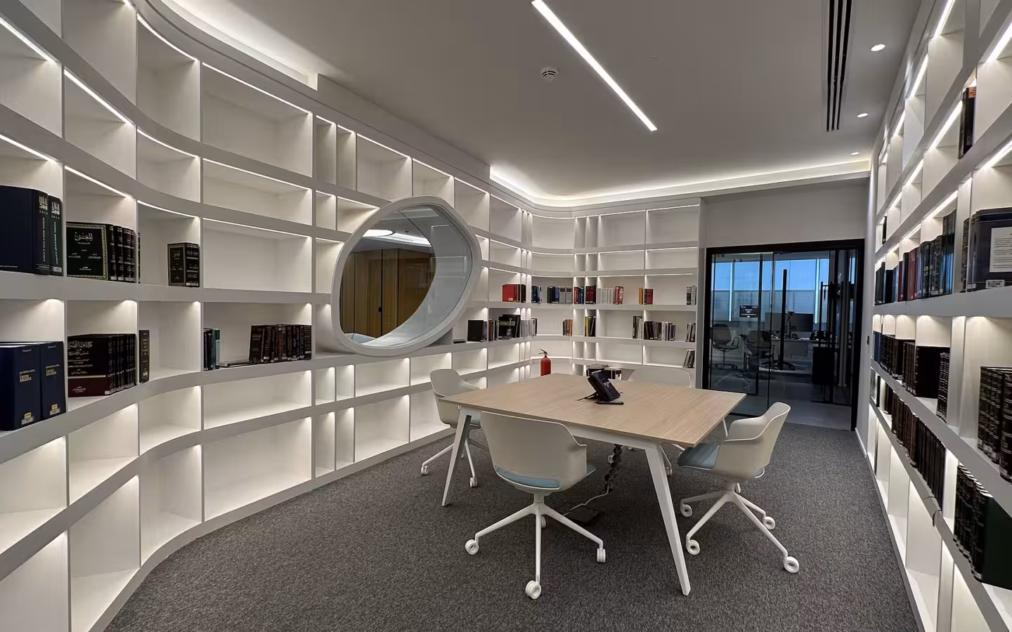 Latham & Watkins law office interior in Riyadh