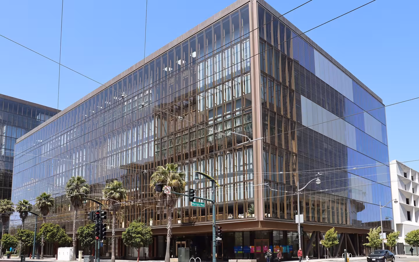 OpenAI headquarters building at 1515 Third Street, San Francisco, photographed in June 2025